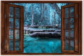 Poszterek 90x60 Erawan Kék vízesés