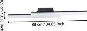 Eglo PALMITAL 900844 Süllyesztett mennyezeti lámpa 2x11W/LED 3000K 2700lm IP44
