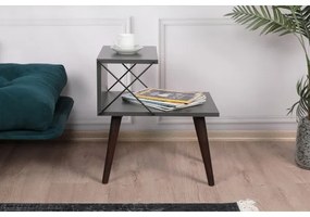 Éjjeliszekrény CROSS 55x50 cm antracit