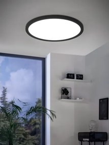 Eglo 31703 - LED RGBW fényerőszabályozható mennyezeti lámpatest ROVITO-Z LED/14,6W/230V fekete