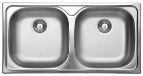 Deante ZEX_0203 - Mosogató XYLO 43,5x78 cm szatén