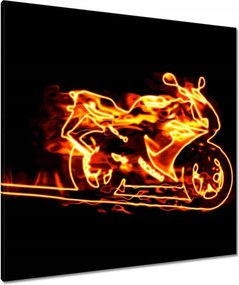 Vászonkép 90x90 Lánglovagok