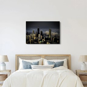 A város képe a felhőkben (90x60 cm)