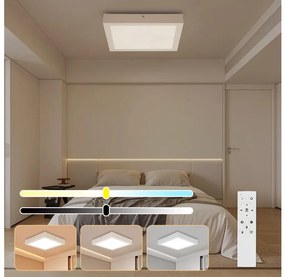 Brilagi Brilagi-LED Dimmelhető fürdőszobai lámpa FRAME SMART LED/24W/230V IP44 fehér + távirányító BG0704