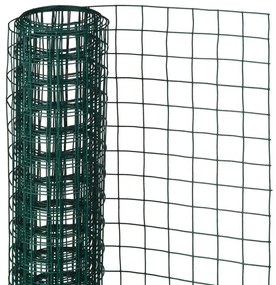 Műanyag bevonatú acél drótháló kerítés 1,5 x 30m, vastagság 1,5 mm