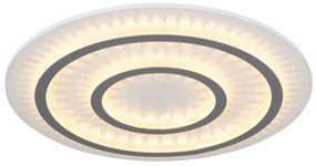 Globo 48042-60W - JAYDEN LED dimmelhető mennyezeti lámpa 60W/230V Ø55 cm fehér + távirányító