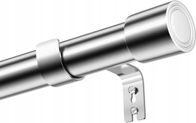 Egyszemélyes kihúzható függönykarnis ezüst 60-315cm