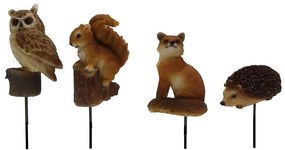 Poligyanta kerti leszúrható dekoráció szett 4 db-os Forest – Esschert Design