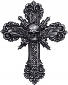 Crucifix Cross Skull Fali Dekoráció Eredeti
