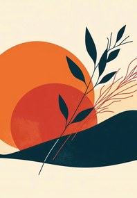 Poszter 68x98cm Alkonyat a csendben