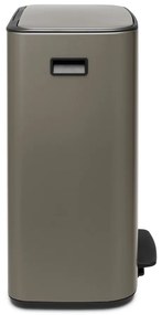 Szürke acél pedálos szemetes 60 l Bo – Brabantia