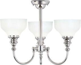 Elstead glamour klasszikus fürdőszobai lámpa cheadle fehér króm elsbath-cd3 IP44