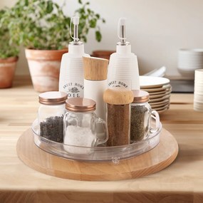 Forgó műanyag fűszertartó állvány ø 27 cm – Orion