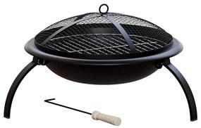 Tűzrakó és grillező, ajándék hordtáskával