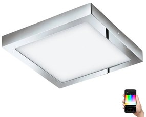 Eglo 33668-LED RGBW Dimmelhető fürdőszobai lámpa FUEVA-C 21W/230V 30x30cm 33668