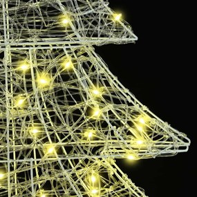 Karácsonyfa 100 LED-del Meleg fehér 120 cm Akril