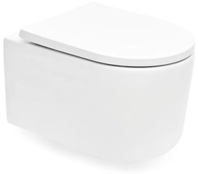 Wall-hung WC SAT with softclose seat, white, tornado, SAT72010RTORP