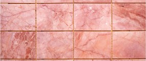 Kép - Rózsaszín, márványozott csempe (120x50 cm)