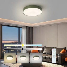 Brilagi - LED dimmelhető mennyezeti lámpa POOL LED/36W/230V 3000-6000K 30 cm zöld+távirányító