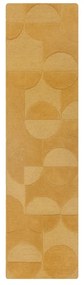 Okkersárga gyapjú futószőnyeg 60x230 cm Gigi – Flair Rugs