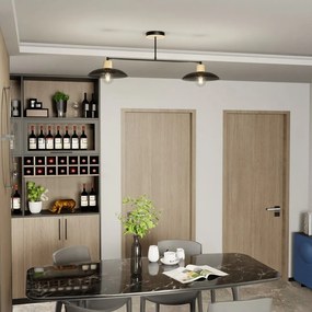 Emibig modern mennyezeti lámpa kobe fekete emi1318/2