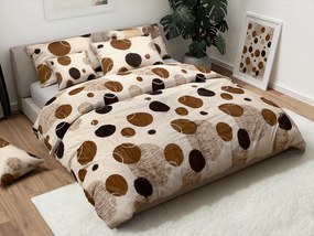 Mikroplüss ágyneműhuzat AURELIA krémszínű Ágyneműhuzat mérete: 70 x 90 cm | 140 x 200 cm