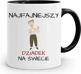 Fekete Bögre Nagypapának A Legmenőbb Nagypapa fényképes nyomattal