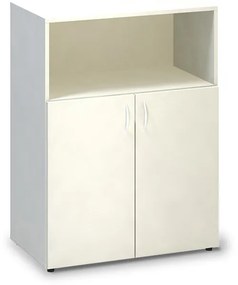 Közepes ProOffice szekrény 80 x 47 x 106,3 cm, fehér