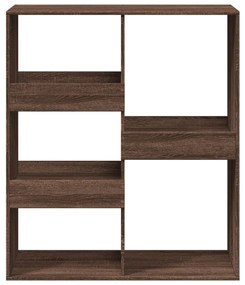 barna tölgy színű könyvszekrény/térelválasztó 100 x 33 x 115 cm