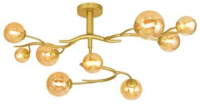 Brilagi - LED Felületre szerelhető csillár MISTEL 9xG9/3W/230V arany