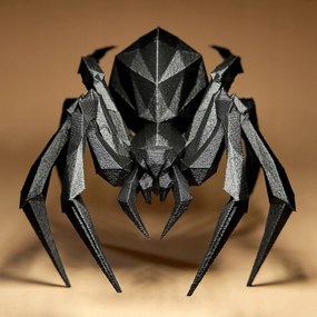 Pók Geometriai Figura Dekoráció Szobor 15 cm 3D nyomtatás Ajándék