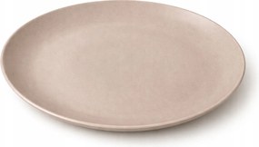 Ebédlő tányér kerámia világos barna 27 cm