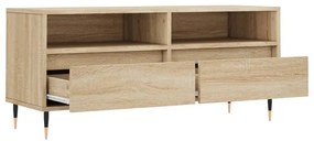 sonoma tölgyszínű szerelt fa TV-szekrény 100x34,5x44,5 cm