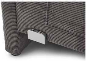 Antracitszürke ágyneműtartós sarok gyerekágy 90x200 cm Cool – Meise Möbel