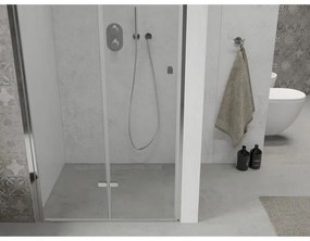 Mexen Lima, összecsukható zuhanyajtó nyitáshoz 65 x 190 cm, 6 mm átlátszó üveg, króm profil, 856-065-000-01-00-D