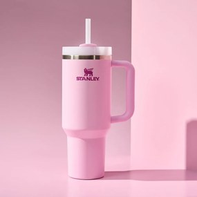 Rózsaszín termosz szívószállal 1,18 l Quencher H2.O FlowState – Stanley