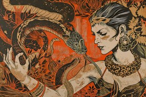 Poszter 60x40cm BeszĂ©lgetĂ©s a kĂgyĂłval