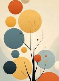 Poszter 40x55cm Őszi színek harmóniája