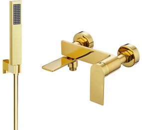Mexen Zero R02 kádcsaptelep zuhanygarnitúrával, arany, 7113R02-50