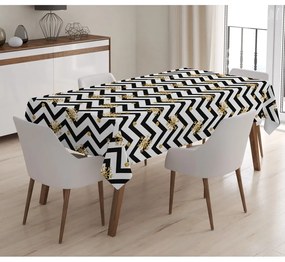 Happy New Year karácsonyi pamutkeverék asztalterítő, 140 x 180 cm - Minimalist Cushion Covers