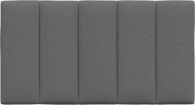 sötétszürke szövet fejtámla párna Hanko 90 cm