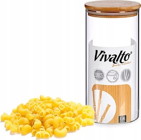 Öko Márkás Egészséges Üveg Tároló Élelmiszer Tároló Légmentesen Záródó 1,4L Ar