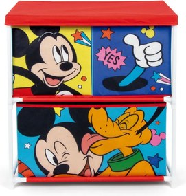Disney Mickey Let's Move játéktároló állvány 3 rekeszes 53x30x60 cm