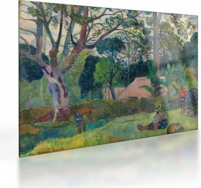 Üveg kép - Paul Gauguin, Te raau rahi (The Big Tree), reprodukciók (70x50 cm)
