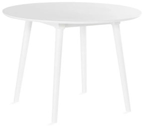 Asztal Springfield 242Fehér, 75cm, Közepes sűrűségű farostlemez, Fa