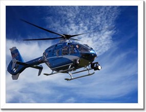 Poszterek keretben 40x30 Rendőrségi helikopter