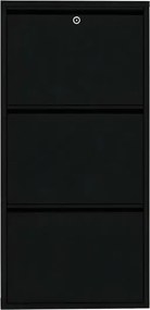 Locking 3 Piece Metal - Black