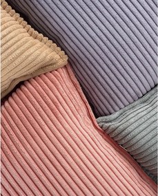 Rózsaszín kordbársony párna gyerek kanapéhoz Bolster – Wigiwama