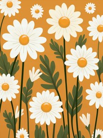 Poszter 75x100cm Napsütötte kert