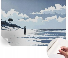 Öntapadós fotótapéta Nappaliba és Hálószobába Tengerparti csend 208x146